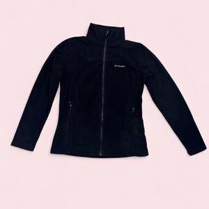 Columbia Women’s black fleece zipper jacket Size: Small  #outdoor #fleece